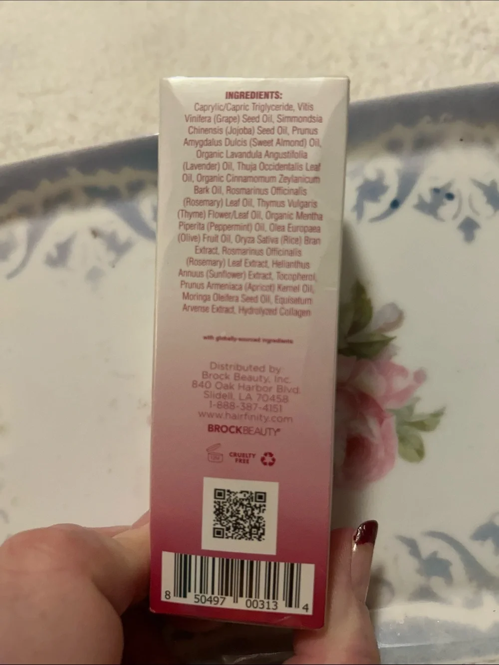 Hairfinity Nourishing Botanical Oil - Pink Ombre Box. NWT